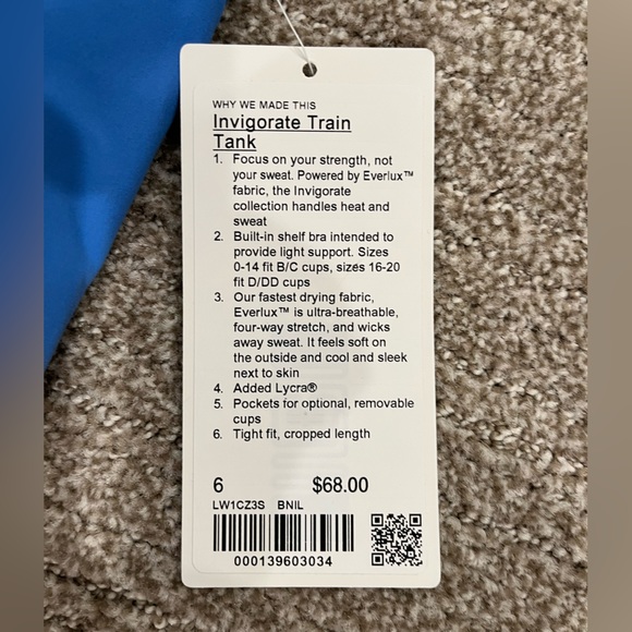 Lululemon invigorate train tank - Picture 5 of 5
